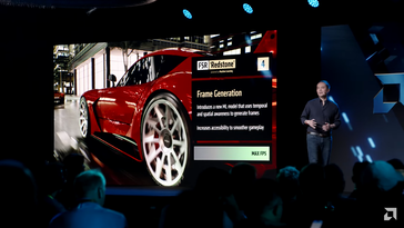 O FSR Redstone traz uma nova geração de quadros aprimorada pelo ML. (Fonte da imagem: AMD)