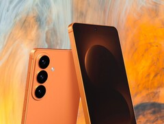 O Galaxy S26 poderia estar disponível em uma cor laranja semelhante ao iPhone 17 Pro. (Fonte da imagem: Android Headlines, Unsplash, editado)