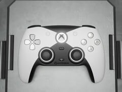 O The Competitor da Hyperkin tem um D-pad dividido e thumbsticks simétricos, como o controle DualSense. (Fonte da imagem: Hyperkin)