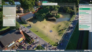 Na imagem: uma captura de tela do jogo Planet Zoo.