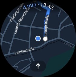 O Google Maps funciona sem problemas no Galaxy Watch6
