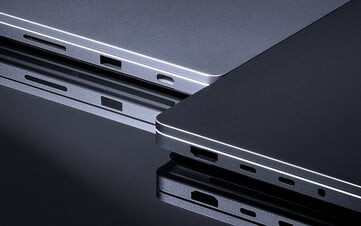 As duas opções de cores são Platinum (esquerda) e Nightfall (direita).