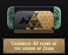 Console Switch 2 do 40º aniversário de Zelda é exibido