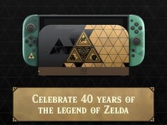 Console Switch 2 do 40º aniversário de Zelda é exibido