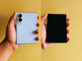 Vazamento dos modelos de design Galaxy Z Fold 8 (o modelo mais largo) e Fold 8 Ultra.