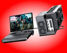 O Win Max 3 conectado à solução de docking eGPU G2 da GPD.