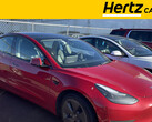 Este Model 3 com 60.000 milhas rodadas custa menos de US$ 25.000 (imagem: Hertz)