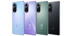 A Nova 9 colorways. (Fonte: Huawei)