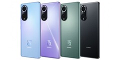 A Nova 9 colorways. (Fonte: Huawei)