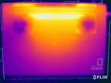 Teste de estresse de temperatura da superfície (parte inferior)