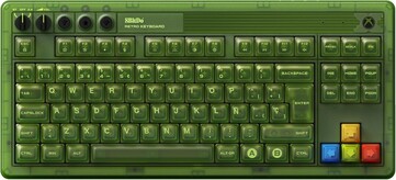 layout do 8BitDo Retro 87 Mechanical Keyboard Xbox Edition ES. (Fonte da imagem: 8BitDo)
