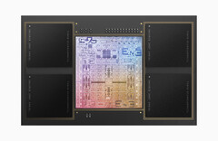 O Apple M1 Max SoC oferece uma GPU de 32 núcleos e até 64 GB de memória unificada. (Fonte de imagem: Apple)
