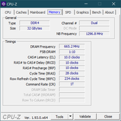 CPU-Z Memory