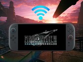 Final Fantasy 7 Remake Intergrade Switch 2 mostrado com símbolo WiFi (Fonte da imagem: Nintendo of America, Square Enix com edições)
