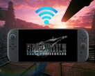 Final Fantasy 7 Remake Intergrade Switch 2 mostrado com símbolo WiFi (Fonte da imagem: Nintendo of America, Square Enix com edições)