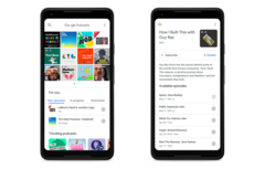 Lançamento inicial do Google Podcasts para Android (Fonte: Google)