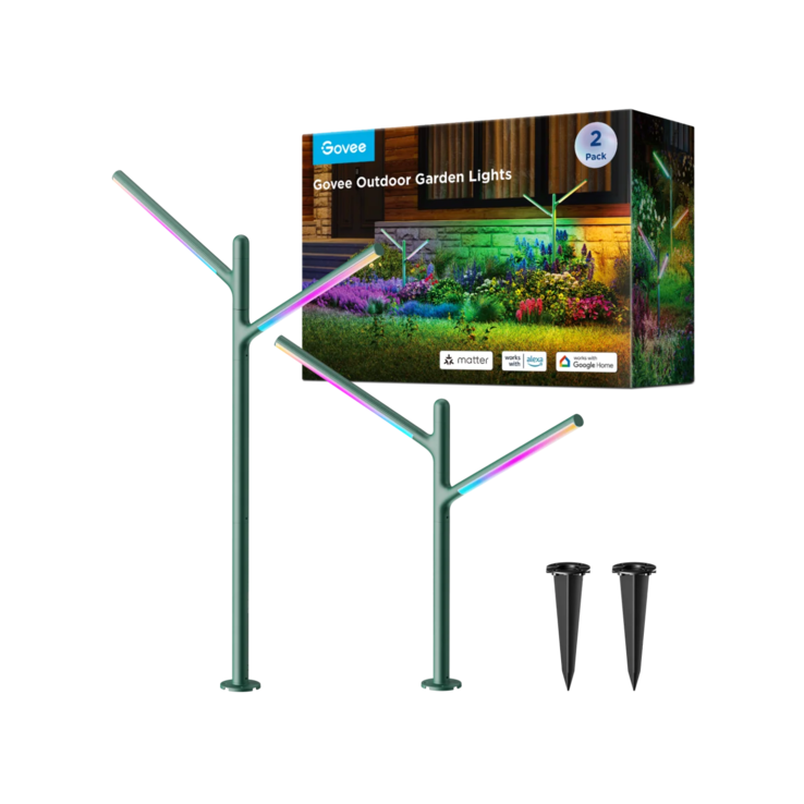 As luzes de jardim externas Govee. (Fonte da imagem: Govee)