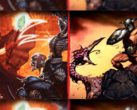 O novo pacote de jogos Heretic + Hexen vem com texturas atualizadas, ferramentas de acessibilidade modernas e uma trilha sonora atualizada de Andrew Hulshult. Na foto, a arte oficial do jogo. (Fonte da imagem: Steam - editado)