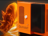 Chassi silencioso e robusto com a cor laranja característica da Quixant (Fonte da imagem: Quixant)