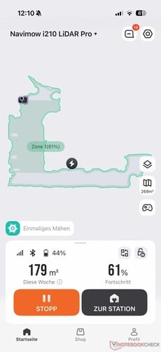 Visão geral com acompanhamento em tempo real