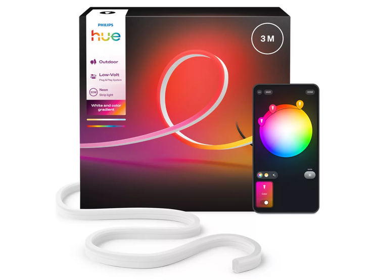 Faixa de luz externa Philips Hue Neon. (Fonte da imagem: Philips Hue)