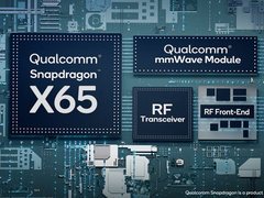 O modem X65 inaugura na &quot;5G fase 2&quot; (Fonte de imagem: Qualcomm)