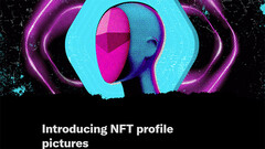 Os novos avatares hexagonais NFT (imagem: Twitter)
