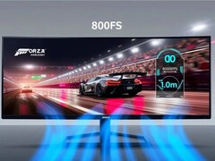 O monitor tem uma taxa de atualização de 800 Hz. (Fonte da imagem: HKC)