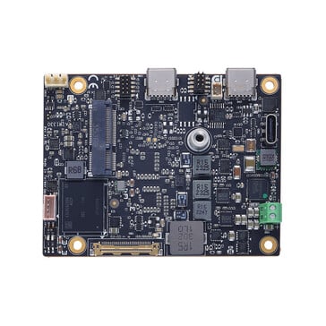 Uma das portas USB-C está voltada para cima. (Fonte da imagem: Axiomtek)