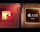 Appleo A18 Pro e o Snapdragon 8 Gen 4 da Qualcomm estão prontos para esquentar a arena do SoC para smartphones. (Fonte da imagem: Apple, Qualcomm com edições)