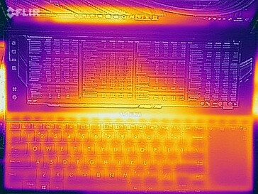 Teste de estresse de temperatura da superfície (topo)