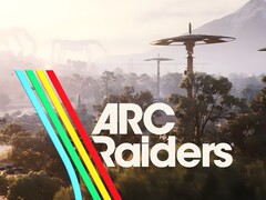O banner da Arc Raiders com o logotipo é mostrado (Fonte da imagem: captura de tela, Arc Raiders YouTube, Embark Studios com edições)