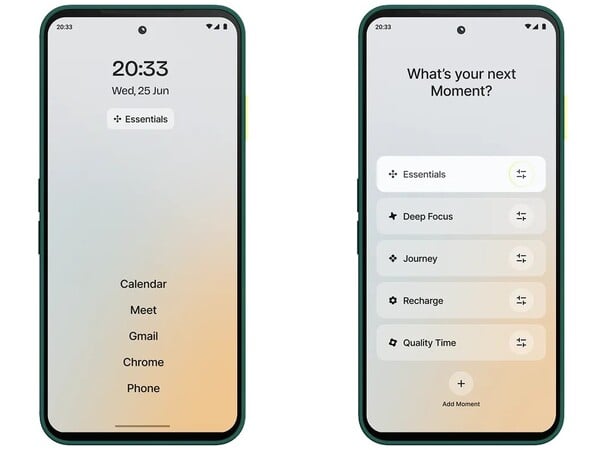 O Fairphone 6 tem um modo livre de distrações que pode ser ativado com o interruptor à direita. (Fonte da imagem: Fairphone)