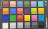 ColorChecker Passport: The lower half of each area of colour displays the reference colour