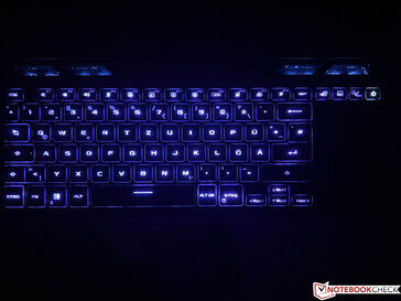 Iluminação do teclado