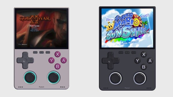 Um design revisado do MagicX Pocket Dream mostra que os joysticks agora estão na parte inferior.