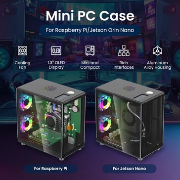 Principais destaques do gabinete do mini PC (Fonte da imagem: Elecrow)