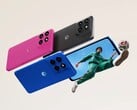 O Moto G77 Power está disponível em três cores.