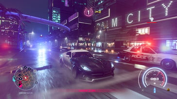 Na foto: uma captura de tela do jogo Need for Speed Heat.