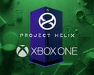 Console do Projeto Helix exibido com o logotipo do Xbox One