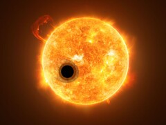 O exoplaneta WASP-107b (Fonte da imagem: NASA)