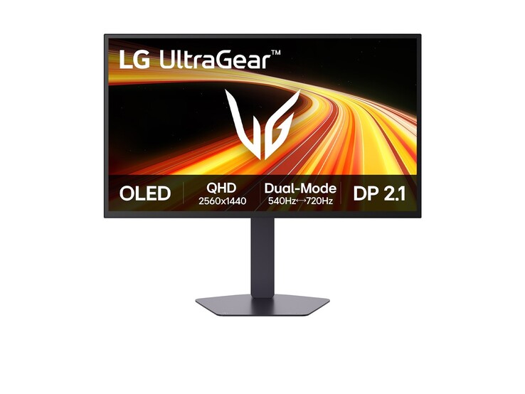 A parte frontal do LG UltraGear 27GX790B-B. (Fonte da imagem: LG)