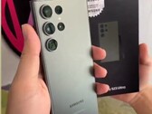 O Galaxy S23 Ultra em verde. (Fonte: Sondesix)