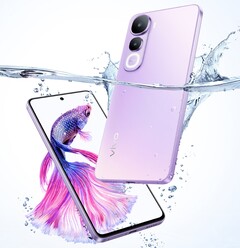 O Vivo Y400, mostrado aqui na cor Purple Dusk, terá índices de proteção IP68 e IP69 (Fonte da imagem: Vivo)