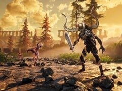 Uma imagem mostrando inimigos em Voin, atualmente à venda no Steam.