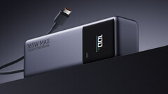 O Xiaomi 165W power bank tem uma porta USB-C separada ao lado do cabo embutido (Fonte da imagem: Xiaomi)