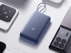 O banco de energia Xiaomi 20000mAh 33W com cabo USB-C integrado está à venda na China. (Fonte da imagem: Xiaomi)