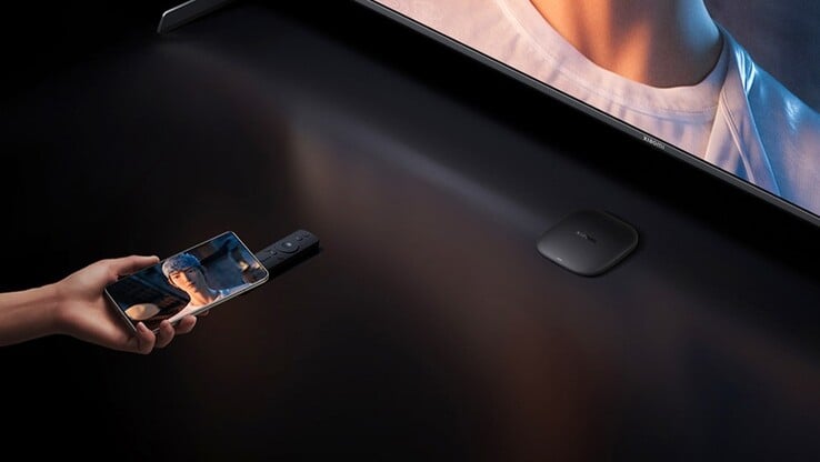 O Xiaomi Mi Box 5 e o Mi Box 5 Max (na foto) oferecem um recurso NFC. (Fonte da imagem: Xiaomi)