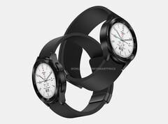 Espera-se que o design do Galaxy Watch4 Classic retorne com a série Galaxy Watch6. (Fonte da imagem: @OnLeaks &amp;amp; MySmartPrice)