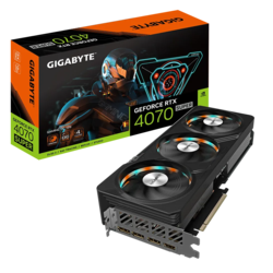 Gigabyte GeForce RTX 4070 Super Gaming OC 12G. Unidade de análise cortesia da Gigabyte Índia.